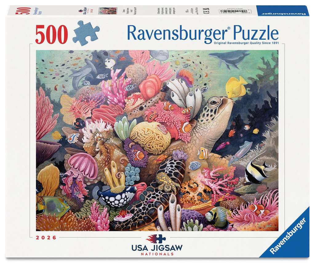 Box, straight on: Oceania – 500 Piece Jigsaw Puzzle (Ravensburger)