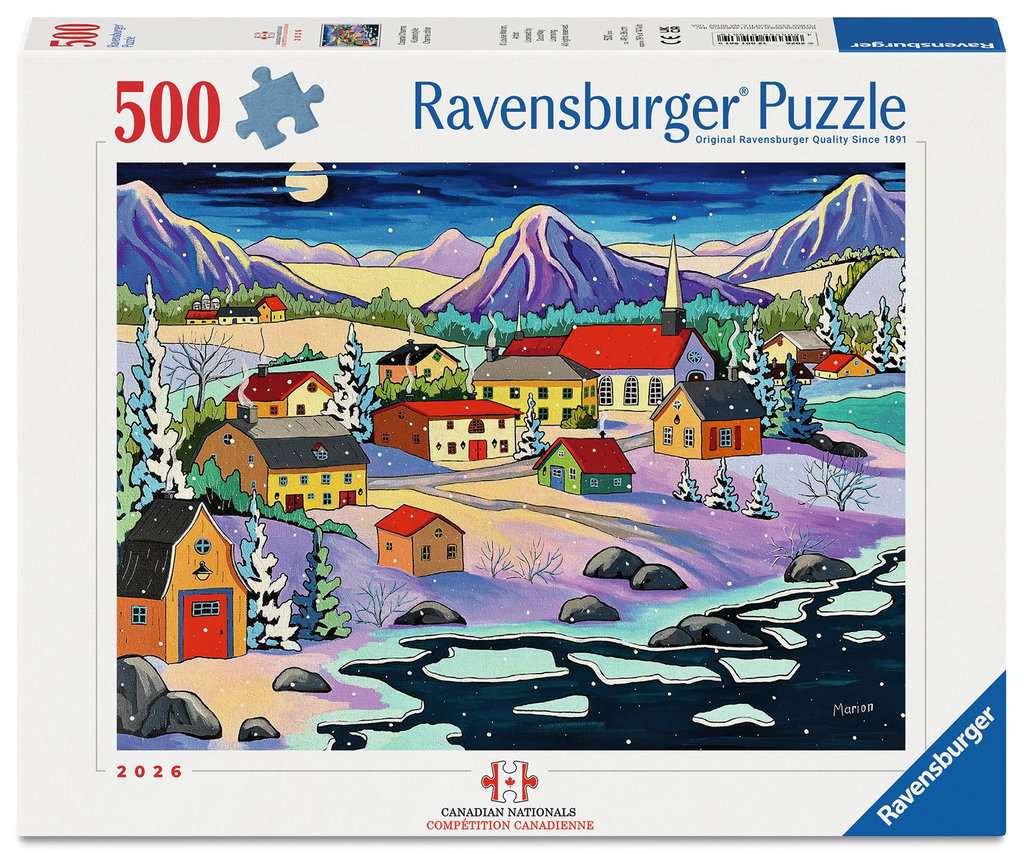 Box, straight on: Coastal Charms – 500 Piece Jigsaw Puzzle (Ravensburger)