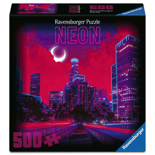 ** Pre-Order ** Neon Berlin - 500 Piece Jigsaw Puzzle (Ravensburger) - Completed Puzzle