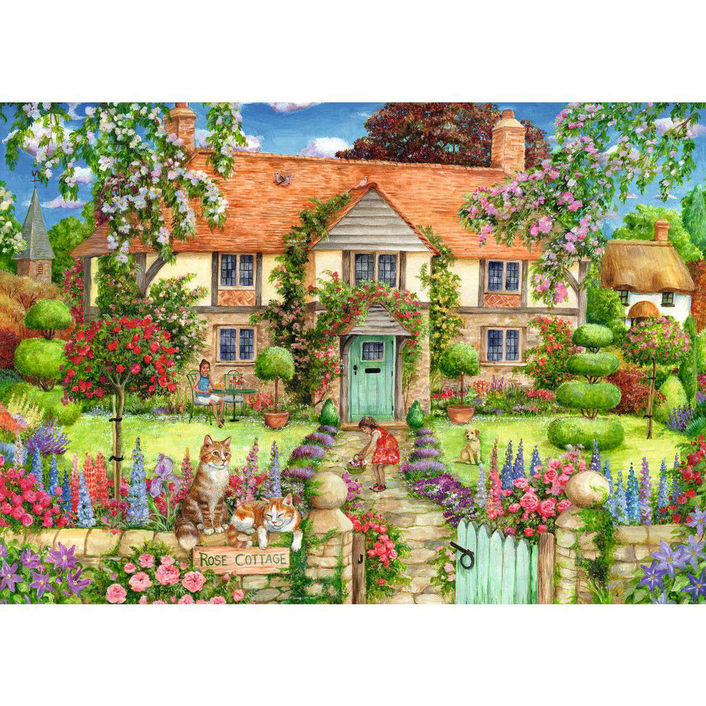 ** Pre-Order ** Rose Cottage - 1000 Piece Jigsaw Puzzle (Ravensburger)