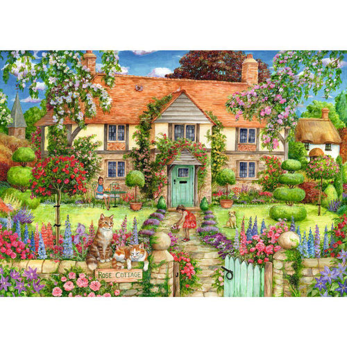 ** Pre-Order ** Rose Cottage - 1000 Piece Jigsaw Puzzle (Ravensburger)