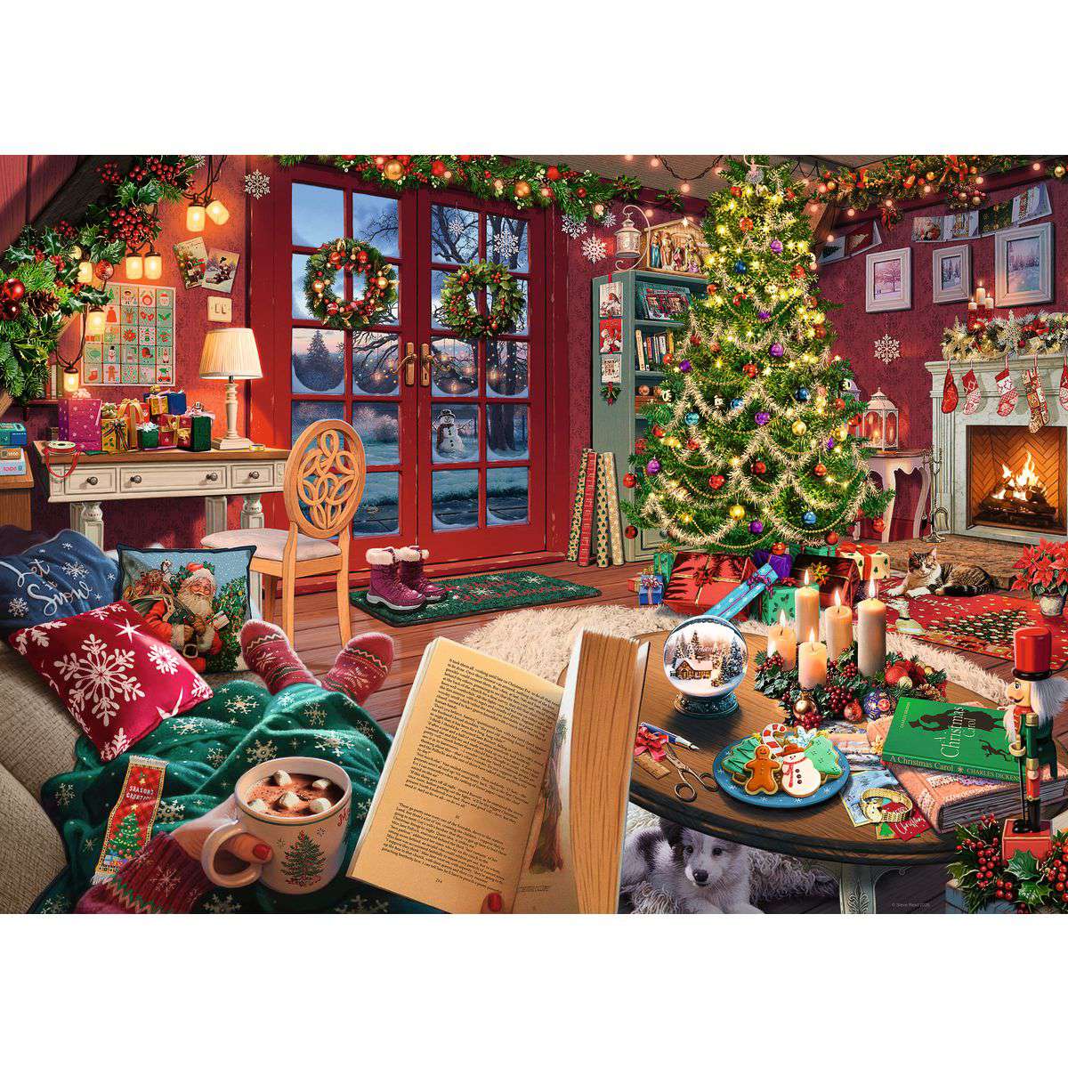 ** Pre-Order ** My Haven No.14 - Christmas Shed - 1000 Piece Jigsaw Puzzle (Ravensburger)