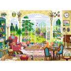 ** Pre-Order ** Summer Garden Parlour by Emma Allen - 1000 Piece Jigsaw Puzzle (Ravensburger)