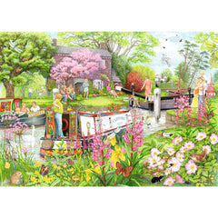 ** Pre-Order ** Cosy Café No.4 River Café - 1000 Piece Jigsaw Puzzle (Ravensburger)