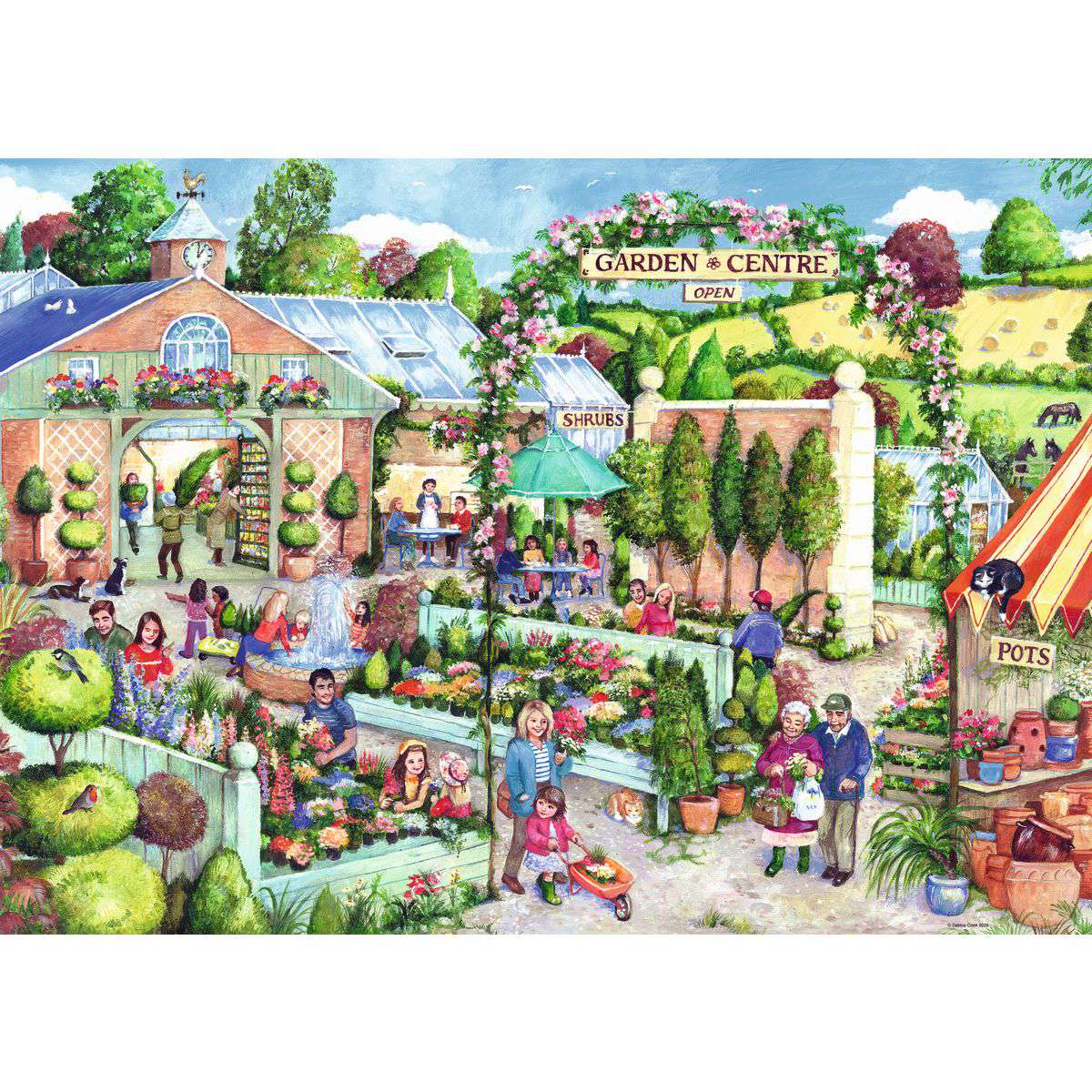 ** Pre-Order ** Garden Centre - 500 Piece Large Format Jigsaw Puzzle (Ravensburger)