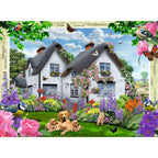 ** Pre-Order ** Happy Days No.10 Country Gardens - 4 x 500 Piece Jigsaw Puzzle (Ravensburger) - Image 4