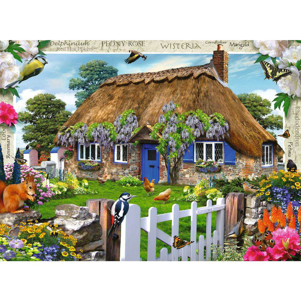 ** Pre-Order ** Happy Days No.10 Country Gardens - 4 x 500 Piece Jigsaw Puzzle (Ravensburger) - Image 5