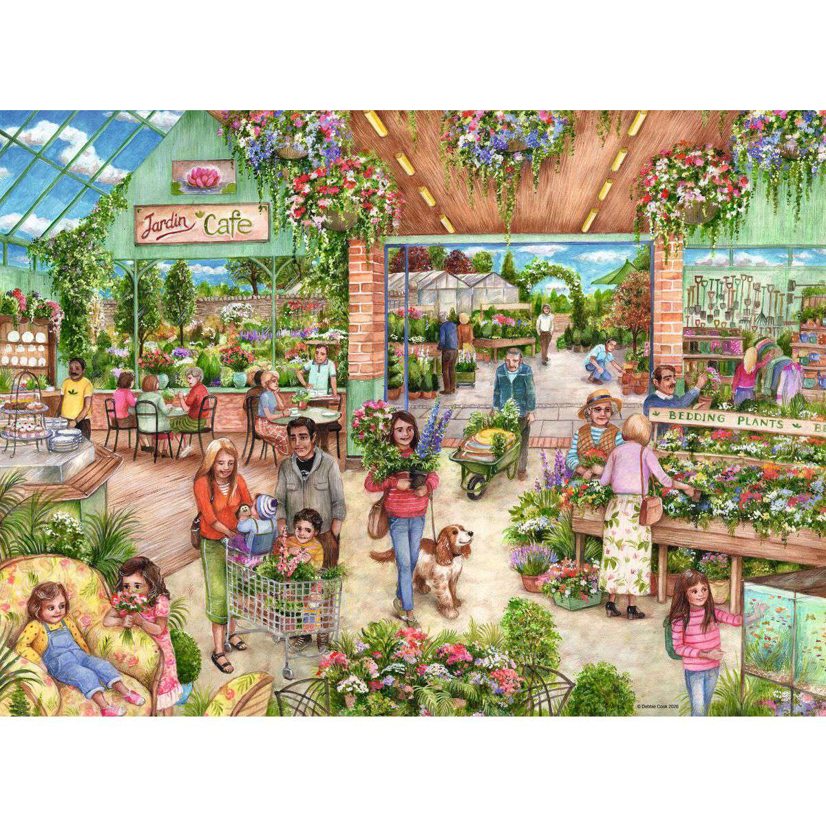 ** Pre-Order ** From Garden Centre to Home - 2x500 Piece Jigsaw Puzzle (Ravensburger) - Image 2
