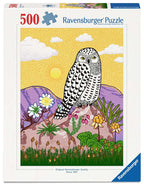 Box, straight on: Snowy Owl – 500 Piece Jigsaw Puzzle (Ravensburger)