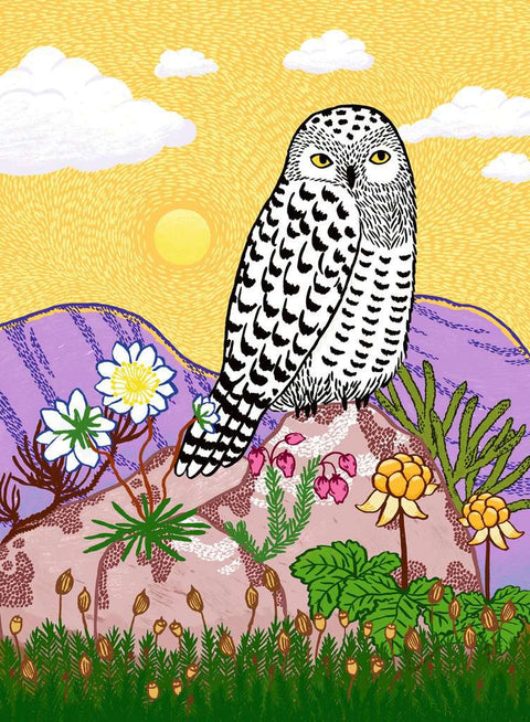 Artwork: Snowy Owl – 500 Piece Jigsaw Puzzle (Ravensburger)