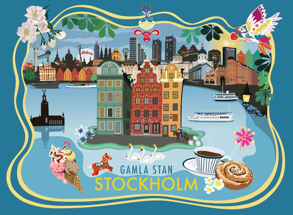 Artwork: Stockholm – 500 Piece Jigsaw Puzzle (Ravensburger)