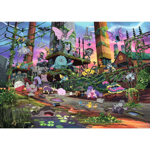 ** Pre-Order ** Pokemon Collectors Jolteon and Reclaimed Power Plant - 1000 Piece Jigsaw Puzzle (Ravensburger)