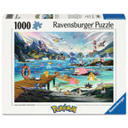 ** Pre-Order ** Pokemon Collectors Vaporeon and Temperate Marine - 1000 Piece Jigsaw Puzzle (Ravensburger) - Completed Puzzle