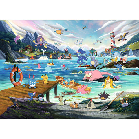 ** Pre-Order ** Pokemon Collectors Vaporeon and Temperate Marine - 1000 Piece Jigsaw Puzzle (Ravensburger)