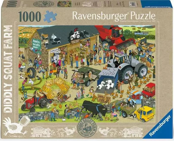 ** Pre-Order ** Diddly Squat Farm Shop by Andy Tudor - 1000 Piece Jigsaw Puzzle (Ravensburger)