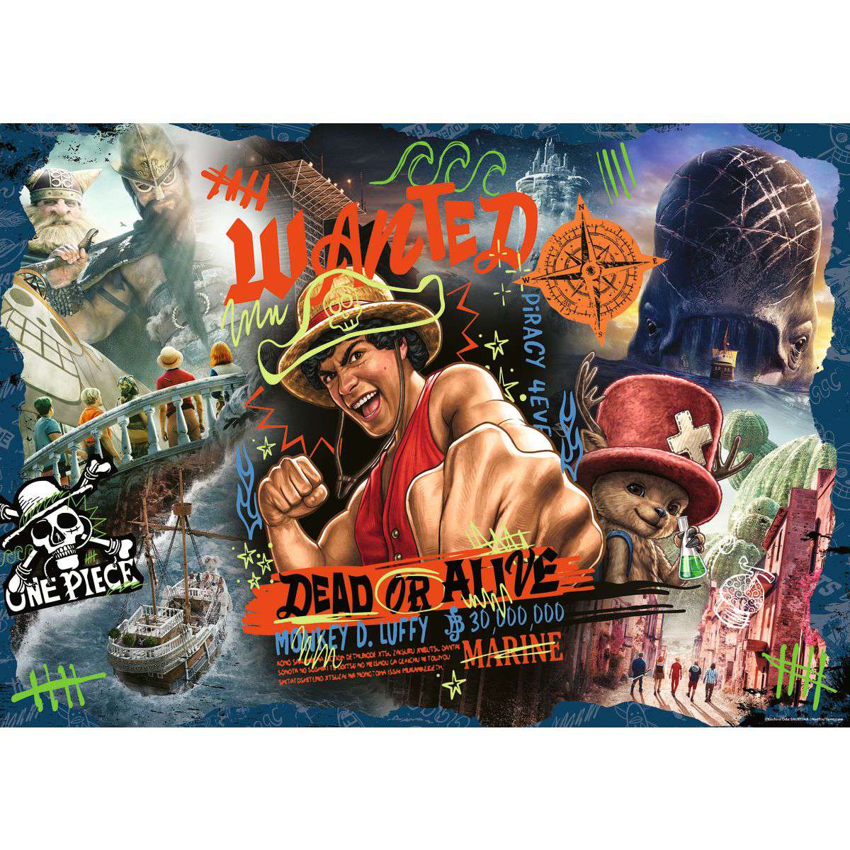 ** Pre-Order ** One Piece (Netflix) - 1000 Piece Jigsaw Puzzle (Ravensburger)