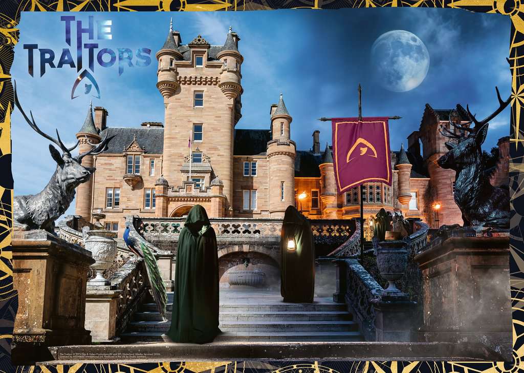 Artwork: The Traitors: The Castle at Night – 1000 Piece Jigsaw Puzzle (Ravensburger)
