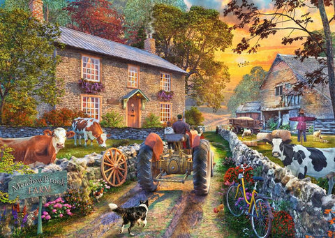 Artwork: Down the Lane No.7 Country Lane – 1000 Piece Jigsaw Puzzle (Ravensburger)