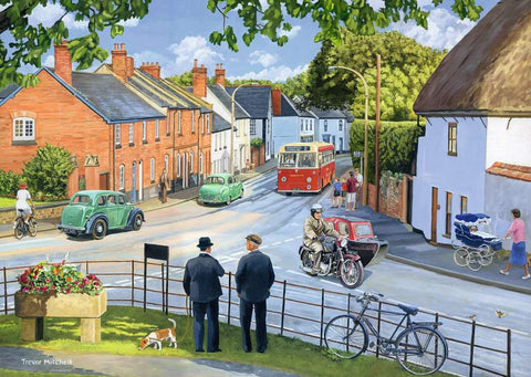 Artwork: Leisure Days No.14 Passing the Time – 1000 Piece Jigsaw Puzzle (Ravensburger)
