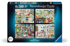 Box, straight on: Happy Days No 11, Hobbies & Pastimes – 4 x 500 Piece Jigsaw Puzzles (Ravensburger)