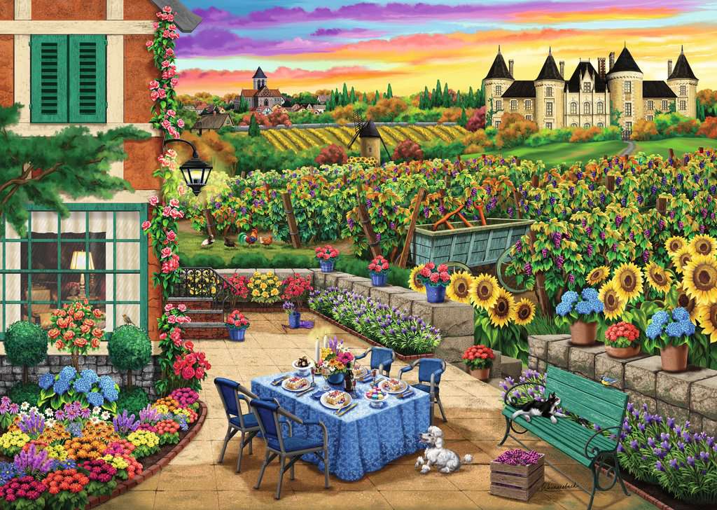 Artwork: Loire Valley Vineyards – 300 XL Piece Jigsaw Puzzle (Ravensburger)