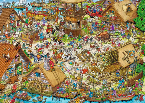 Artwork: Ray's Comic Series - Time Travel No.1 Classic Era – 1000 Piece Jigsaw Puzzle (Ravensburger)
