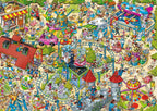 Artwork: Ray's Comic Series - Holiday Resort No.4 The Amusement Park – 1000 Piece Jigsaw Puzzle (Ravensburger)