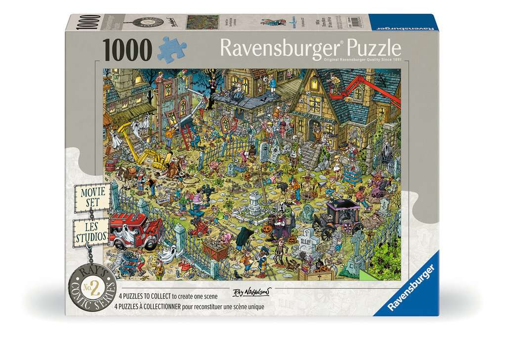 Box, straight on: Ray's Comic Series - The Movie Set No.2 Haunted – 1000 Piece Jigsaw Puzzle (Ravensburger)