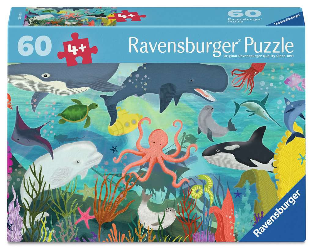 Box, straight on: Underwater – 60 Piece Jigsaw Puzzle (Ravensburger)