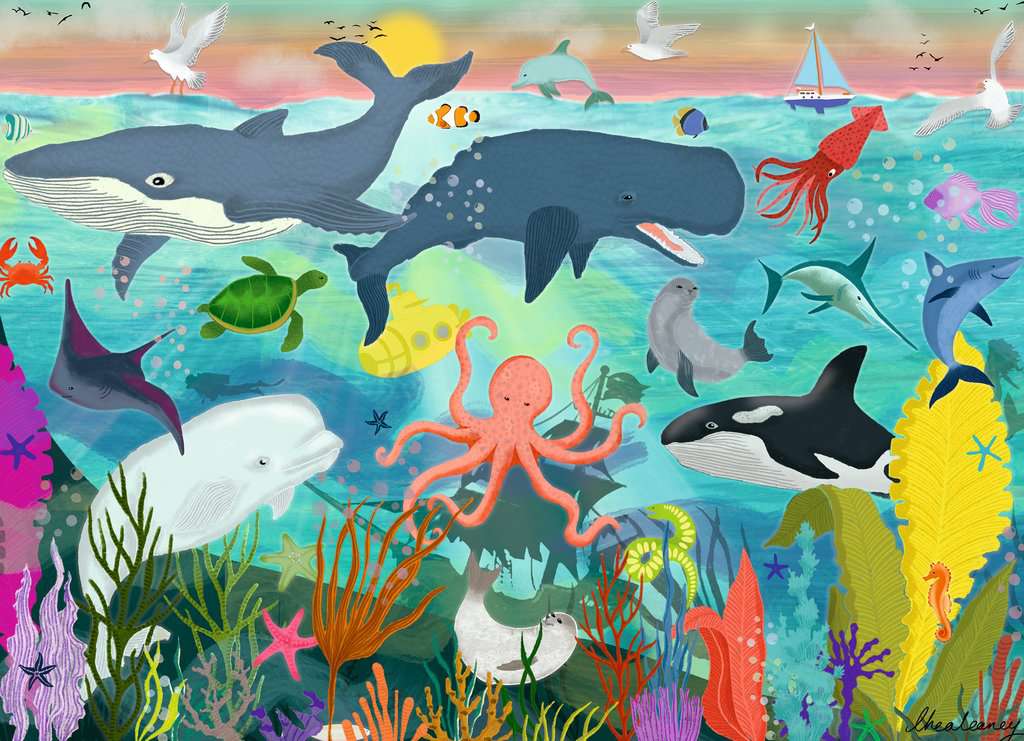 Artwork: Underwater – 60 Piece Jigsaw Puzzle (Ravensburger)