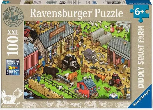 ** Pre-Order ** Diddly Squat Farm - 100 XXL Piece Jigsaw Puzzle (Ravensburger)