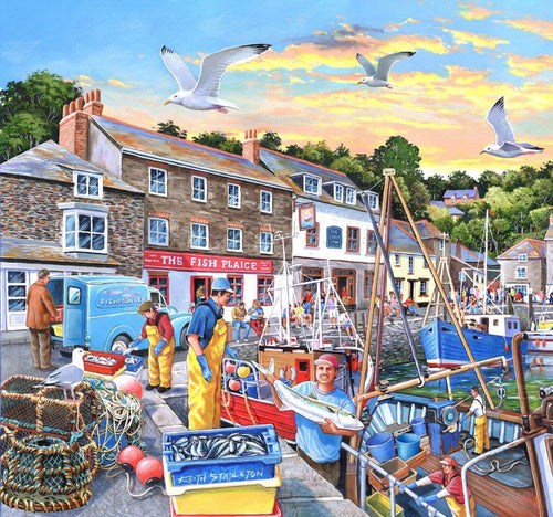 Days At The Dock – 4 x 500 Piece Jigsaw Puzzle (HOP) - Image 2