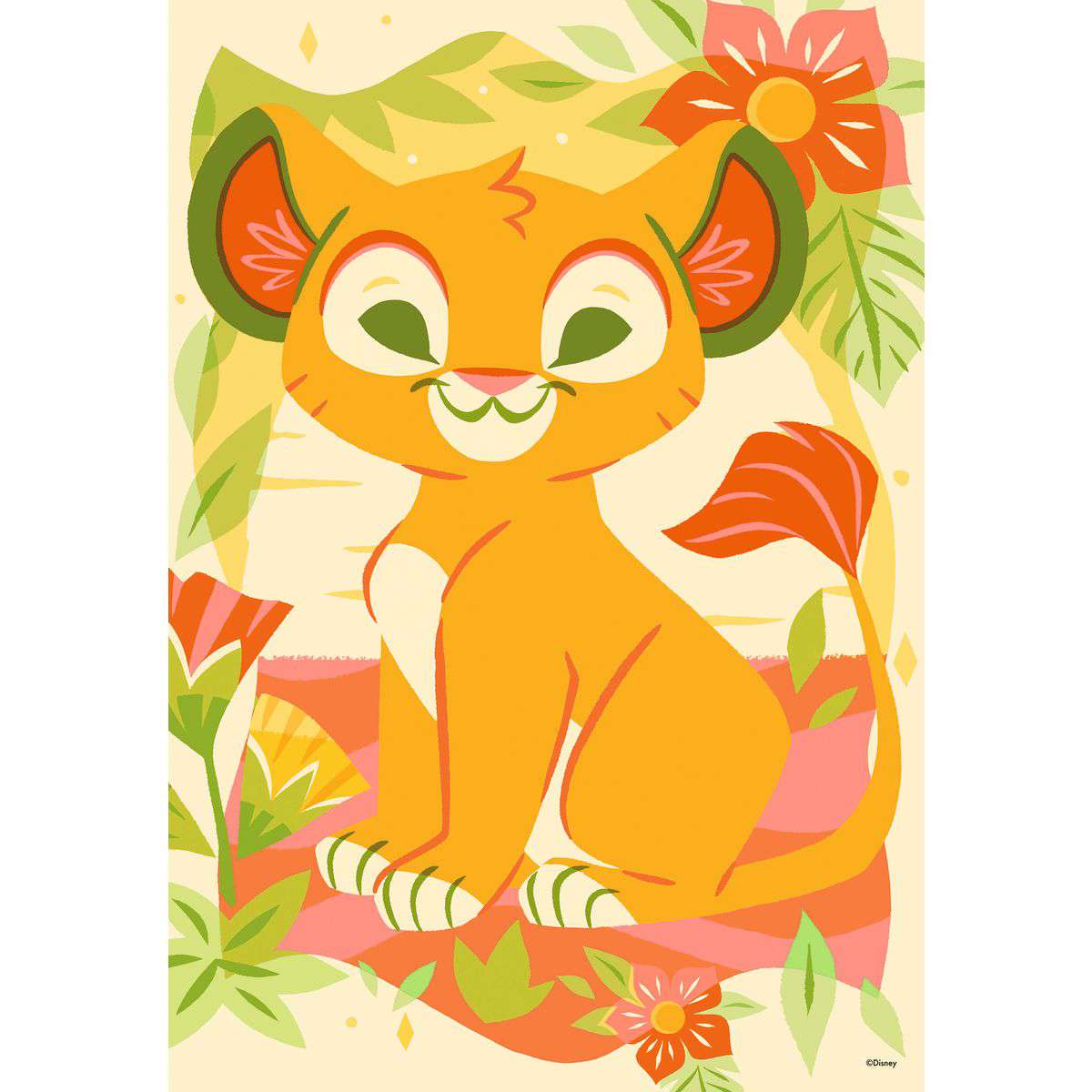 Artwork: Disney 100th Anniversary Simba – 300 Piece Jigsaw Puzzle (Ravensburger)