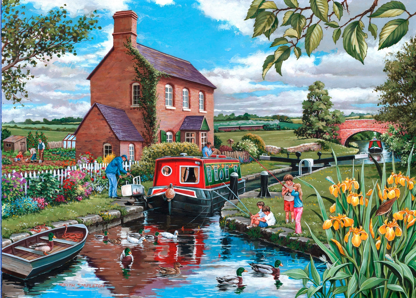 ** Pre-Order ** HOP - Cruising The Canals - 4 x 500 Piece