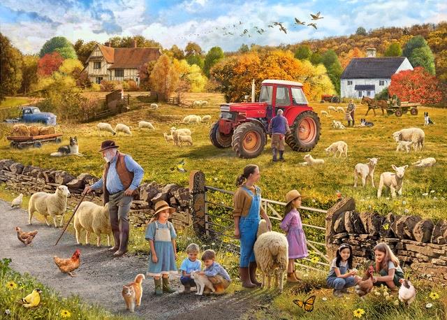 Happy Harvest by Greg Giordano – 1000 Piece Jigsaw Puzzle (Gibsons)