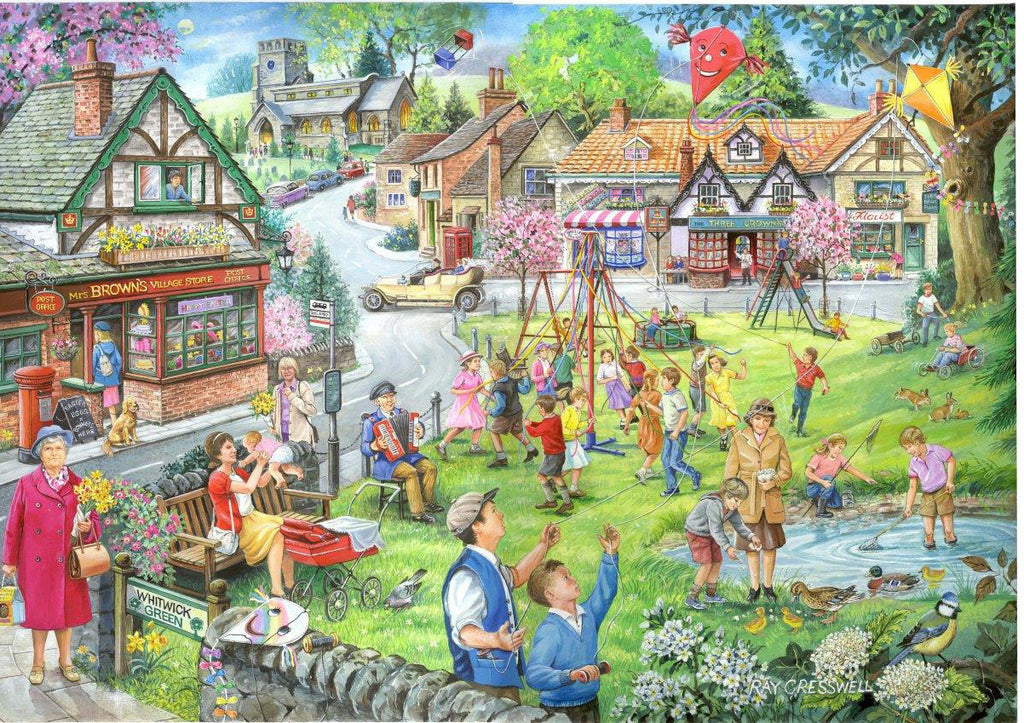 Seasons On The Green – 4 x 500 Piece Jigsaw Puzzle (HOP)