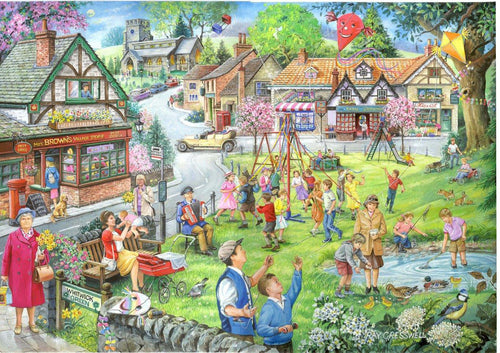 Seasons On The Green – 4 x 500 Piece Jigsaw Puzzle (HOP) - Image 2