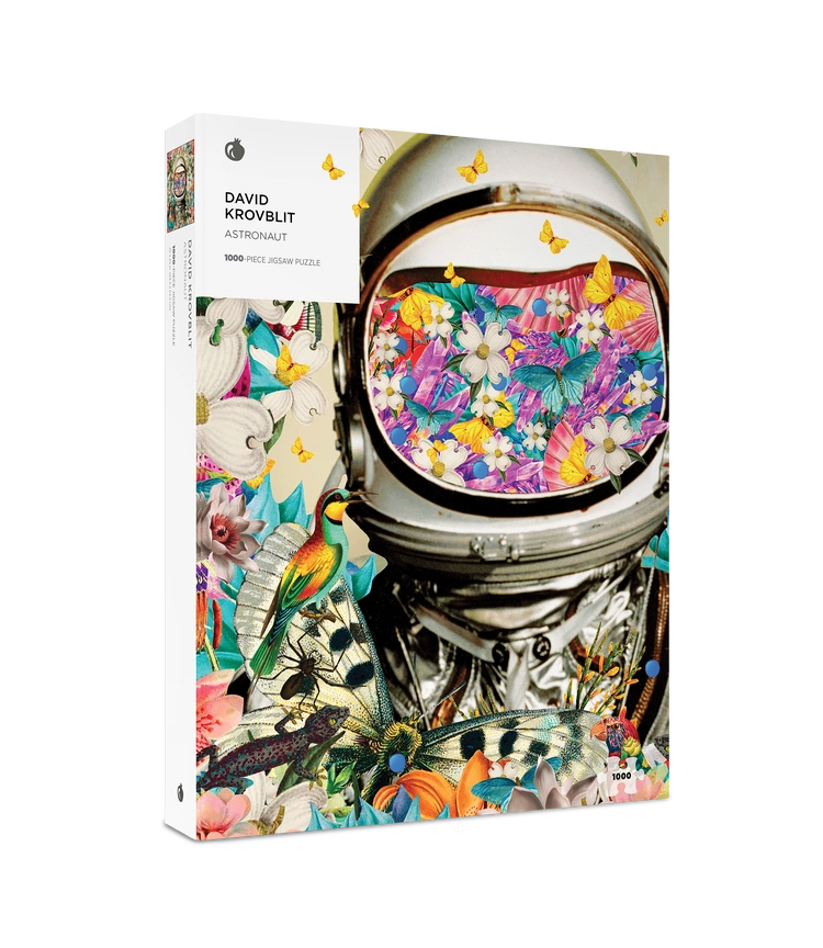 Astronaut by David Krovblit – 1000 Piece Jigsaw Puzzle (Pomegranate)