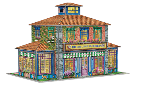 3D Bookstore – 1100 Piece Jigsaw Puzzle (Eurographics) - Image 2