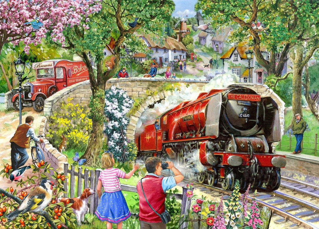 Steaming Along – 4 x 500 Piece Jigsaw Puzzle (HOP)