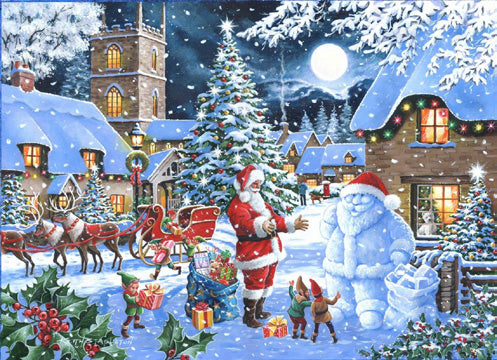 Let It Snow – 4 x 500 Piece Jigsaw Puzzle (HOP) - Image 2