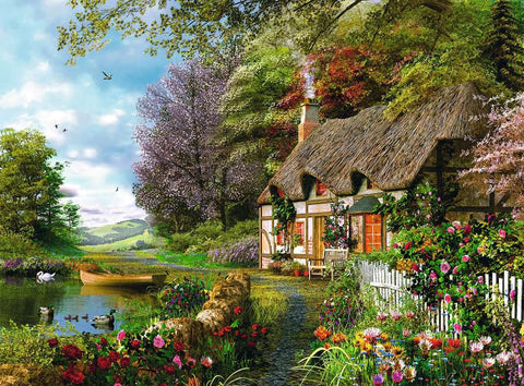 Country Cottage – 1500 Piece Jigsaw Puzzle (Ravensburger)
