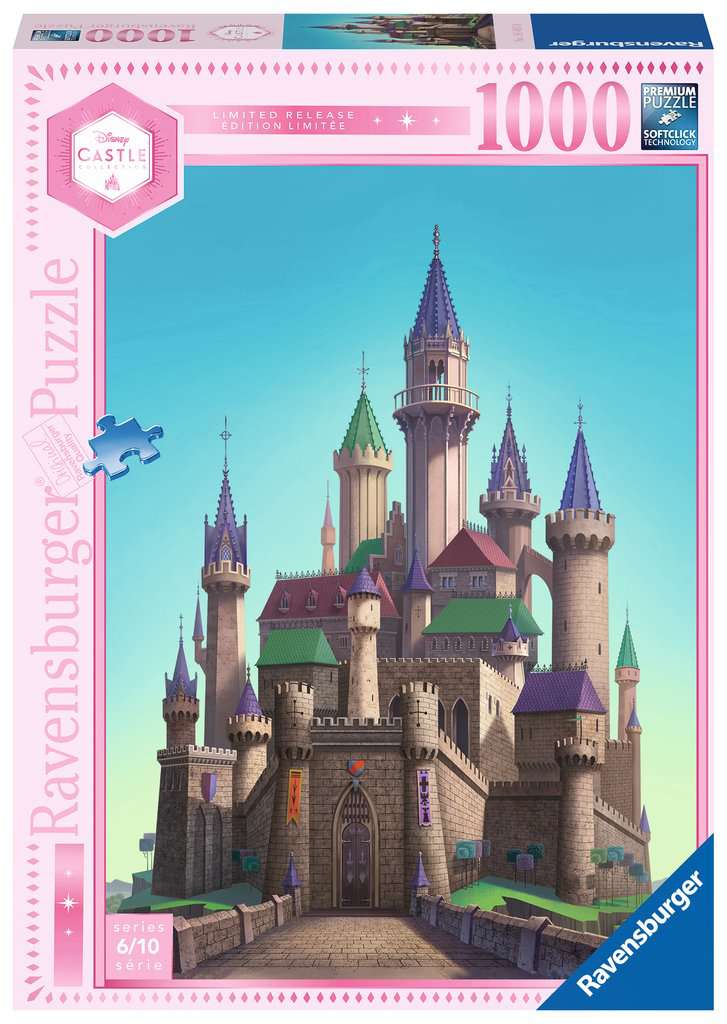 Ravensburger - Disney Aurora's Castle - 1000 Piece Jigsaw Puzzle