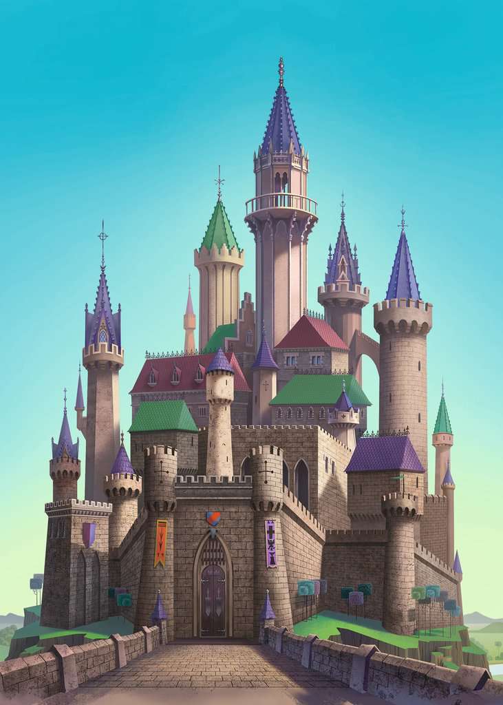 Disney Aurora's Castle – 1000 Piece Jigsaw Puzzle (Ravensburger)