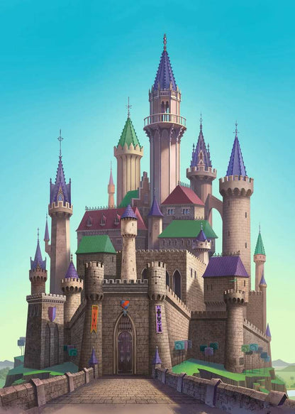 Ravensburger - Disney Aurora's Castle - 1000 Piece Jigsaw Puzzle