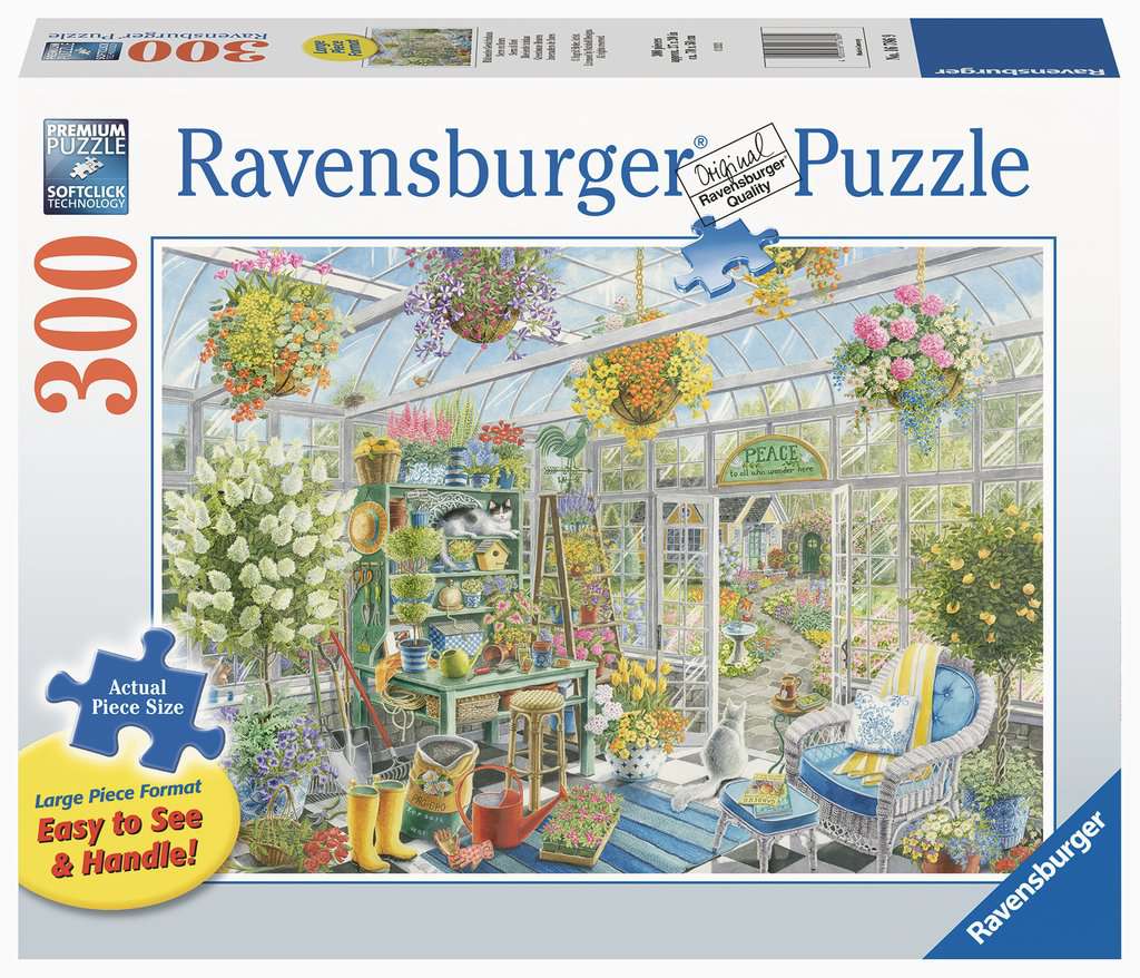 Ravensburger - Greenhouse Heaven - 300 Piece Large Format Jigsaw Puzzle
