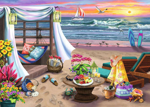 Cabana Retreat – 500 XL Piece Jigsaw Puzzle (Ravensburger)