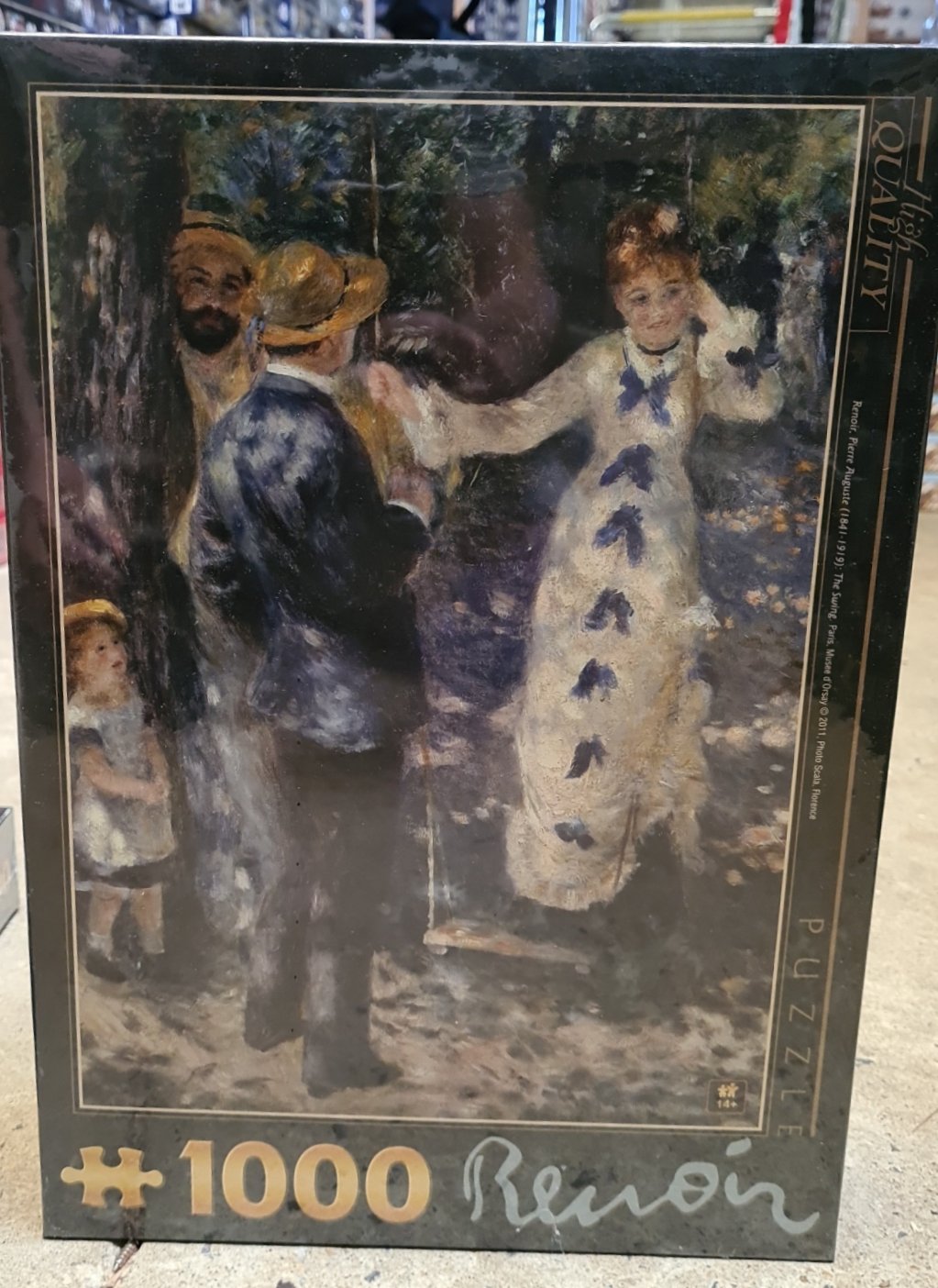 The Swing by Renoir – 1000 Piece Jigsaw Puzzle (Dtoys)