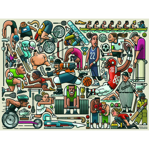 Artwork: Athletic Fit – 750 Piece Jigsaw Puzzle (Ravensburger)