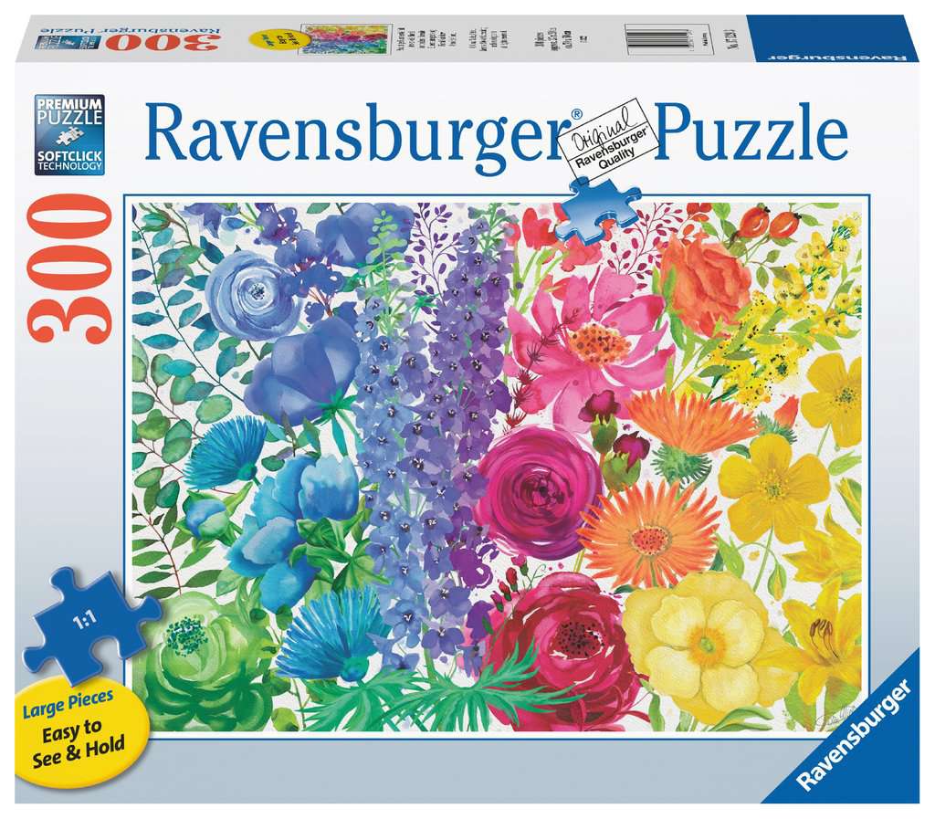 Floral Rainbow – 300 Piece Jigsaw Puzzle (Ravensburger)